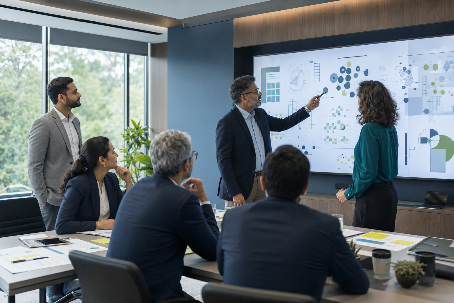 Metley advisors working with business leaders